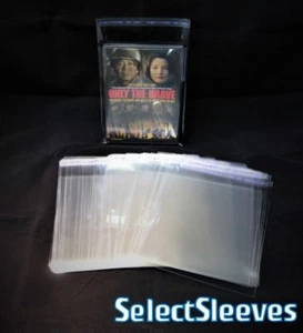 DVD Outer sleeves RESEALABLE Top Seal Japan Made SelectSleeves 100 Pieces - Picture 1 of 1