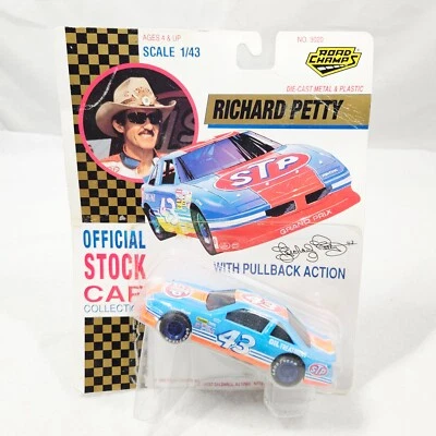 Road Champs Richard Petty 1992 #43 STP Grand Prix NASCAR 1:64 Diecast - Image 1 of 3