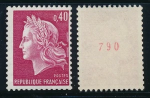 Timbre France 1536Bc** Numéro rouge gomme Tropicale ref VA54 - Imagen 1 de 1