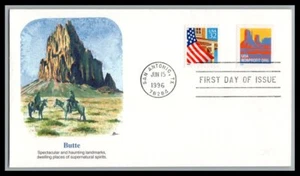US FDC # 2902. (5c) Butte Fleetwood 1996, 9p2993 - Picture 1 of 1
