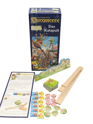 Carcassonne Das Katapult Hans im Glück Erweiterung Gesellschaftsspiel komplett - Bild 1 von 4