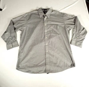 Tommy Hilfiger Men’s 16 1/2 32-33 Shirt Long Sleeve Button Up  Blue Gray - Picture 1 of 12
