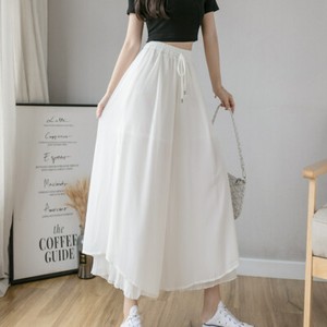 Las mejores ofertas en Gasa pierna ancha pantalones blancos para Mujeres |  eBay