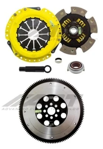 ACT RSX TSX CIVIC SI K20 K24 6-PUCK HDG6 CLUTCH 11LB LIGHTWEIGHT FLYWHEEL KIT - Picture 1 of 2