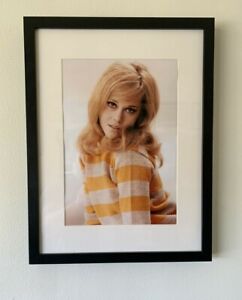 Hollywood Regency - Jane Fonda - Studio 1960's Colour Photo - Matted & Framed