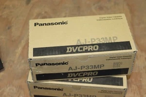 New Panasonic AJ-P33MP DVCPRO Medium Digital Video Cassette Tape Lot of 10 - Picture 1 of 1