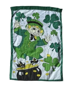 Bandiera folletto giorno di San Patrizio decorazione festa interno esterno 29 pollici x 40 pollici - Foto 1 di 2