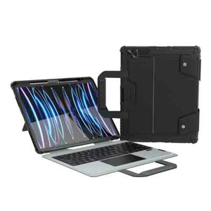 Nillkin per iPad Pro13 M4/Air 11 M2 2024 custodia tastiera retroilluminata con maniglia di trasporto - Foto 1 di 13