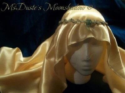 ** Peach SCA Snood Head Gear (solo velo) banda para la cabeza RENAISSANCE no incluida Foto 1 de 2