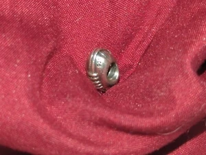 PANDORA 925 Sterling Silver Rugby Football Ball Sport Bead Charm - Picture 1 of 6