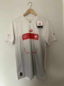 Switzerland 2022 Away Shirt Medium New Genuine Puma 785930-03 - Picture 1 of 9