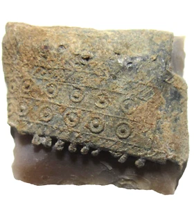 LATE ROMAN-BYZANTINE  FLINT AND LEAD FIRE STRIKER. CIRCA 300-600 AD. - Picture 1 of 4