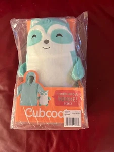 Cubcoats Rekka the Racoon Zip-Up Hoodie Color Mint Size 2T - Picture 1 of 3