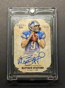 MATTHEW STAFFORD Auto 2012 Topps Five Star Silver Foil Framed SP /85 - Picture 1 of 7