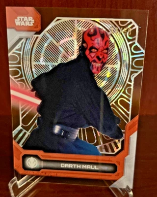 2024 Topps Star Wars High Tek DARTH MAUL Throne Room Variation Gold /50 - Image 1 of 4