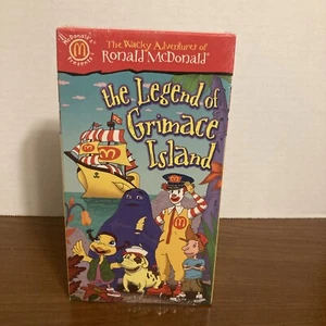 THE LEGEND OF GRIMACE ISLAND The Wacky Adventures of Ronald McDonald VHS New - Picture 1 of 6