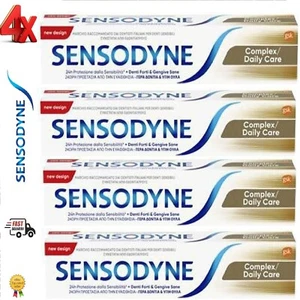Pasta de dientes Sensodyne Complex cuidado diario protección placa paquete de 4 x 75 ml (300 ml) - Imagen 1 de 6