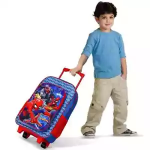 Zaino trolley bagagli premium Spiderman per bambini valigia cabina borsa da viaggio - Foto 1 di 5