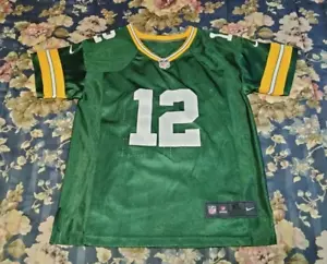 Camiseta de fútbol Nike cosida XL de los Green Bay Packers Aaron Rodgers para jóvenes - Imagen 1 de 14