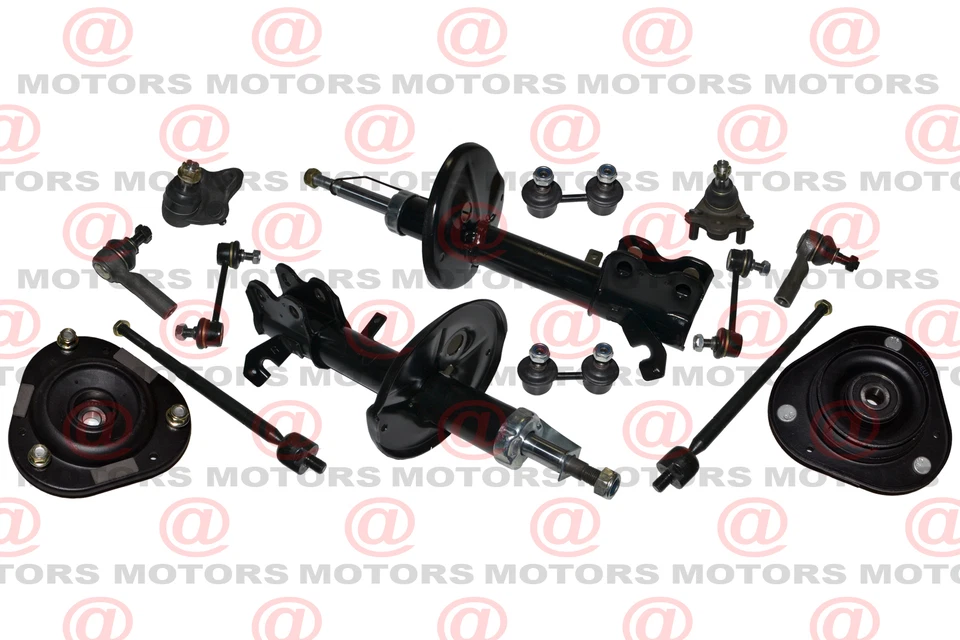 Conjunto de puntal de suspensión para Toyota Corolla Prizm rótulas barra estabilizadora barra de amarre  Foto 1 de 4