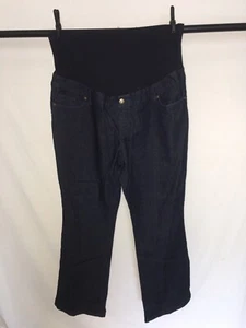 Pantalones de maternidad George para mujer XL azules jean bolsillos, vientre completo elástico - Imagen 1 de 4