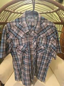 XXL Wrangler Wrancher Kurzarmhemd mit Knopfleiste - Bild 1 von 5