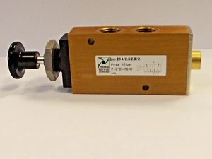Pneumax 214/2.52.8/2 Push Pull 5/2 -1/4 Bsp Pneumatikventilplatte montiert - Bild 1 von 5