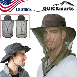 Sombrero de red para cabeza 1/2 pieza anti-mosquitos insectos abeja insecto gorra pesca senderismo protección UV - Imagen 1 de 15
