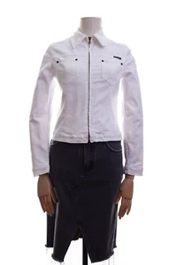 D&G Dolce & Gabbana Womens Cotton Fibre Blazer White Size S - Picture 1 of 16