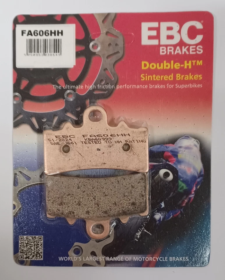 Pastillas de freno de disco delanteras sinterizadas EBC (1 juego) para KTM DUKE 200/250 (2011 a 2022) Foto 1 de 4