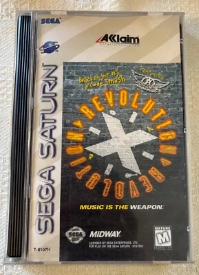 Revolution X (Sega Saturn, 1997) Working, Complete in Box - Great Condition - Image 1 of 4