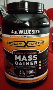 Body Fortress Super Advanced Whey Protein Powder Mass Gainer Chocolate 4 Lbs