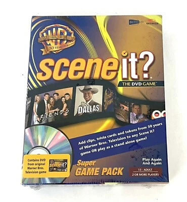 WB Television Scene It? The DVD Game  Super Game Pack NEW SEALED - Image 1 of 3