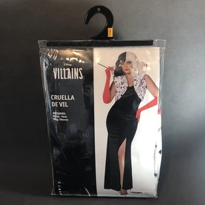 Disney Villains Cruella de Vil Halloween Kostüm Größe Damen SM - Bild 1 von 15
