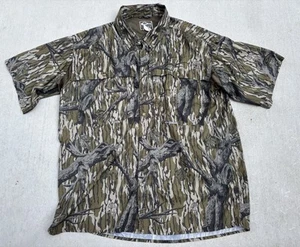 🔥Drake Waterfowl Mossy Oak Shirt L Bottomland TreeStand Short Sleeve Button😲🦆 - Picture 1 of 8