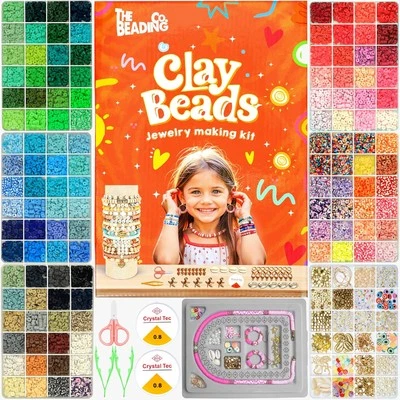 Kit de pulsera de 21.000 cuentas de arcilla - Juego para hacer joyas con dijes y tablero de cuentas  Foto 1 de 4