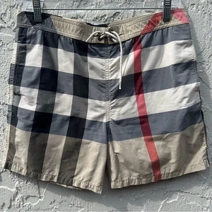 BURBERRY Badehose Jungen 14Y Nova Check kariert Designer - Bild 1 von 8