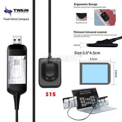 Sistema de imágenes con sensor de rayos X dental digital RVG sensor de rayos X S15 - Imagen 1 de 4