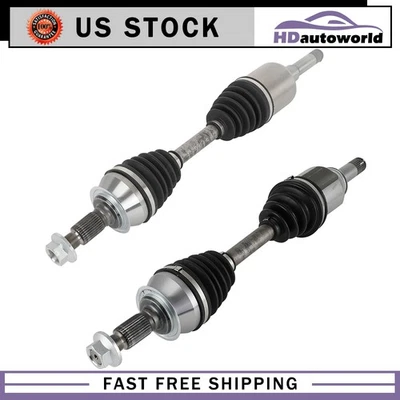 Pair CV Axle Shaft Front Left Right Side Fits 2011-2017 Buick Regal 2010 Allure - Image 1 of 4