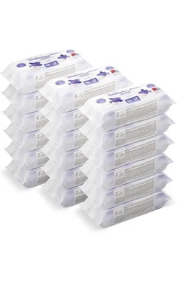 Amazon Brand–Mama Bear Sensitive Unscented Baby Wipes,1008 Count 18 Packs of 56