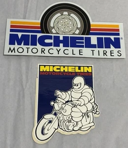 Michelin Motorcycle Tires Sticker Decal Vinyl Original Bundle Vintage Old Racing - Picture 1 of 4