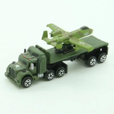 Micro Machines Micromachines GIG Galoob Lotto 25072812 Military Truck + Plane - Immagine 1 di 3