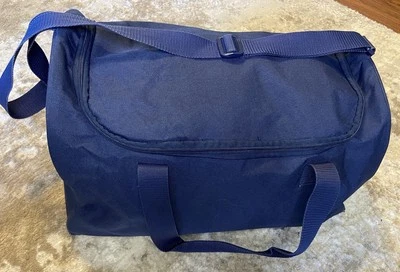 Travel Duffel Bag- Weekender Bag- All Purpose Carry Bag - Navy Blue - Image 1 of 4