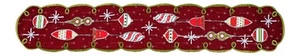 Mistelzweig und glänzende Ornamente Weihnachten Urlaub Esstisch Läufer 76 Zoll - Bild 1 von 5