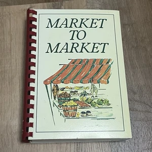 Cookbook "Market To Market" Service League Hickory, North Carolina - 1987 - Imagen 1 de 11