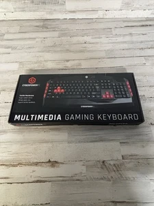 Gaming Keyboard Multimedia Wired USB Connection Keyboard CyberPowerPc - Picture 1 of 6