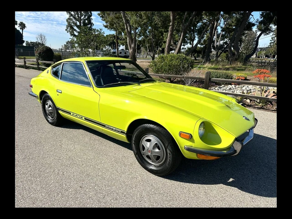 Datsun 240Z 1972 verde lima Datsun 240Z cupé Foto 1 de 4