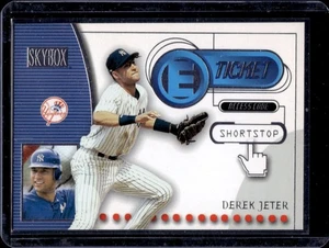 2000 Skybox Derek Jeter E Ticket #2ET Yankees - Picture 1 of 2