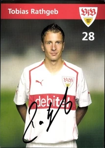 Autogrammkarte Fußballer Tobias Rathgeb, VfB Stuttgart, Autogramm - 11410128 - Bild 1 von 2