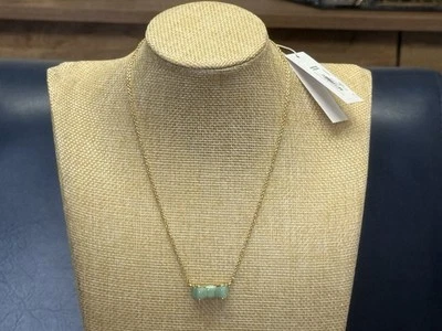 Collar Colgante Kate Spade Tono Dorado Esmalte Azul Lazo Cinta Foto 1 de 3